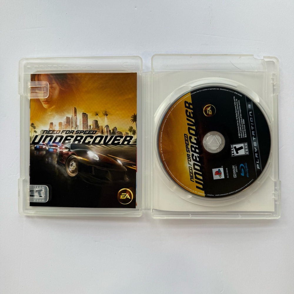 Need for Speed:‎ Undercover (Sony PlayStation 3, 2008) PS3 CIB Cracked Case